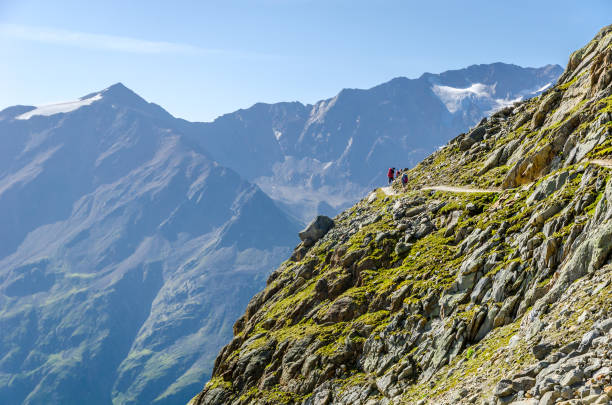 istock Panorama trail Tiefenbach Glacier in the Oetztal Nature Reserve, Soelden,  Austria 1040501530