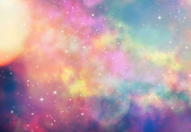 Abstract galaxy texture background stock photo