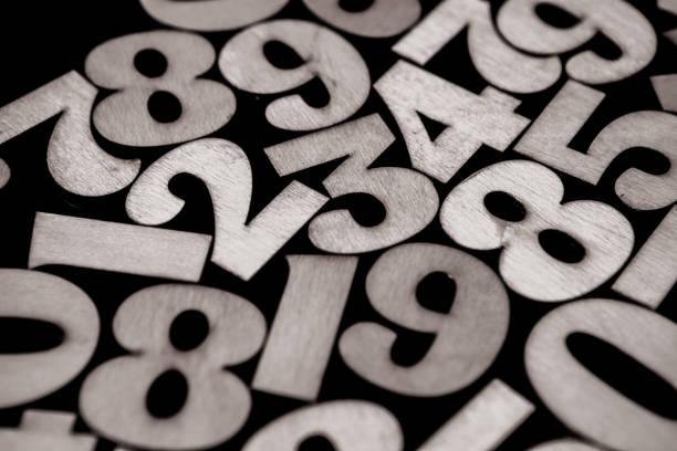istock Background of numbers. from zero to nine. Background with numbers. Numbers texture 1040504234