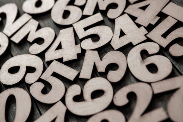 istock Background of numbers. from zero to nine. Background with numbers. Numbers texture 1040505154