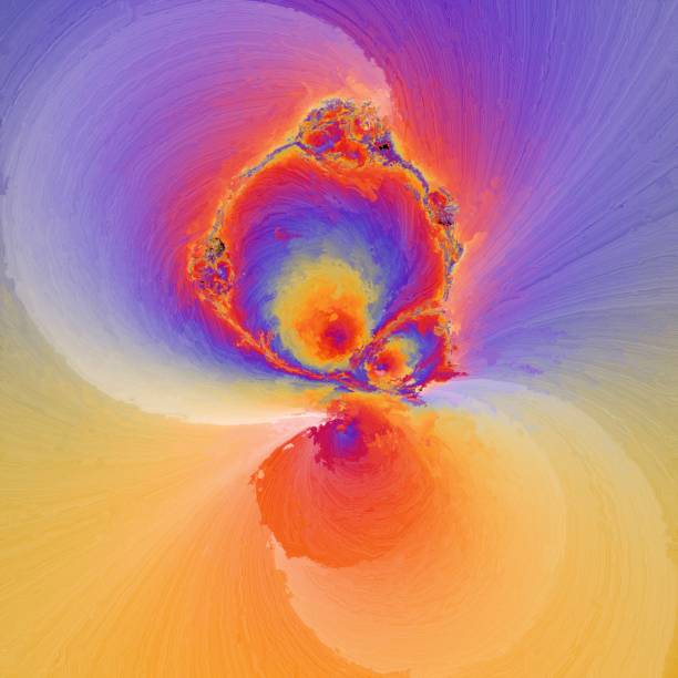 istock Digital Painting of a fractal Pattern 1040511282