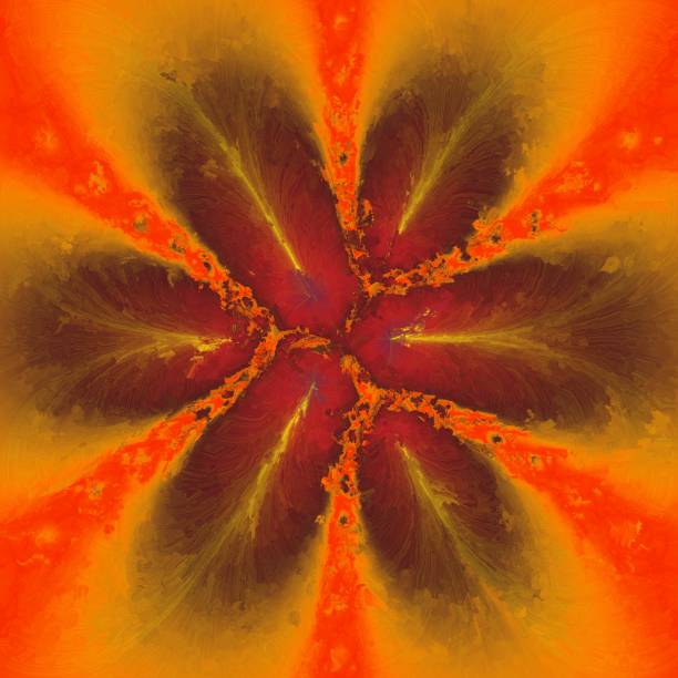 istock Digital Painting of a fractal Pattern 1040511300
