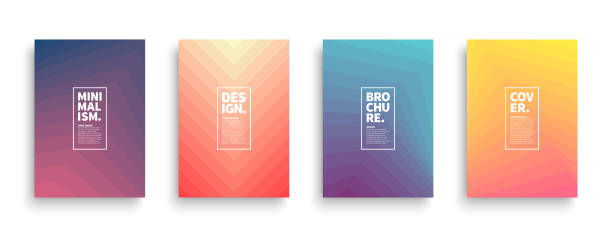 illustrations, cliparts, dessins animés et icônes de vector brochure minimale tendance design - image composite numérique