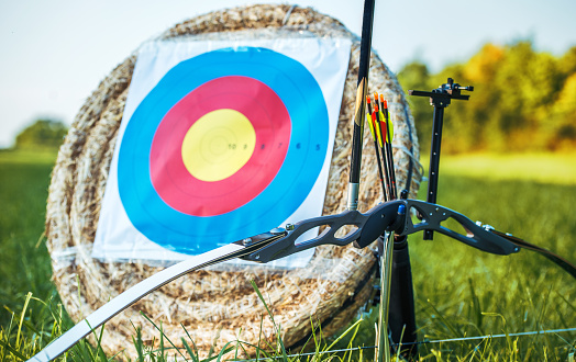 Archery Sports Target Blocks With Many Holes Indoor Range