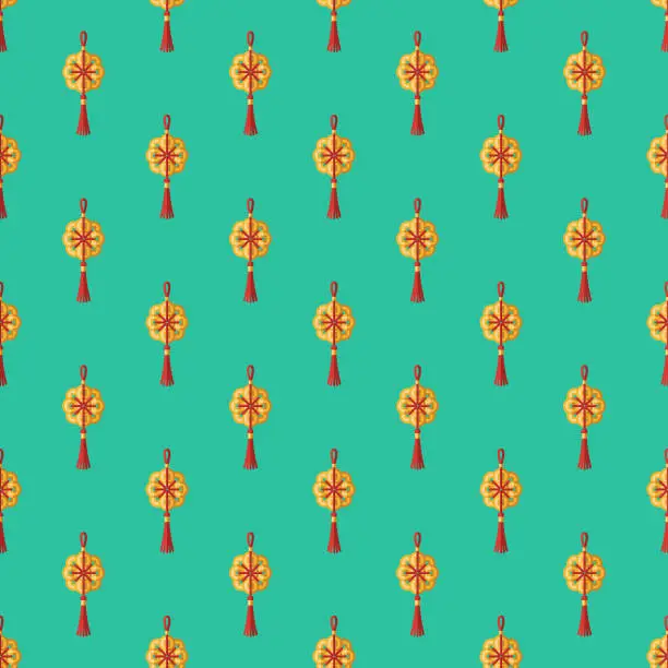 Vector illustration of Chinese Decoration Seamless Pattern