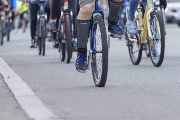 istock Unicycle on the road 1040544264