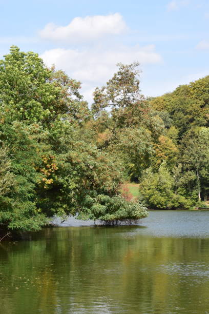 istock autumn lake, Ulmener Maar 1040557012
