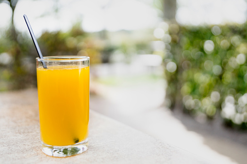 healthy juice made of citrus fruit