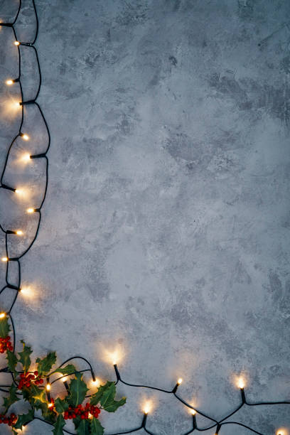 istock Christmas Decoration with Ornaments and Holiday Lights 1040586092