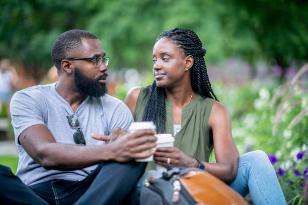 istock Couple in a park 1040608578