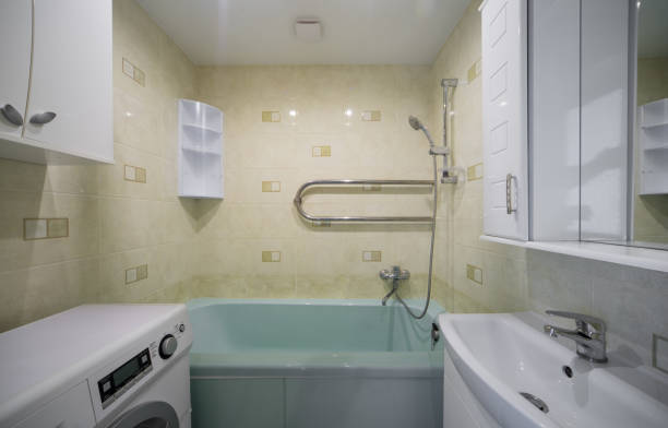 istock Interior of the flat. Bathroom, shower. 1040608888