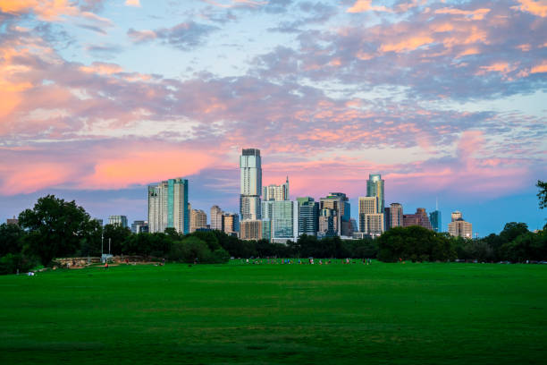 istock Zilker Park sunset in Austin Texas 1040629428