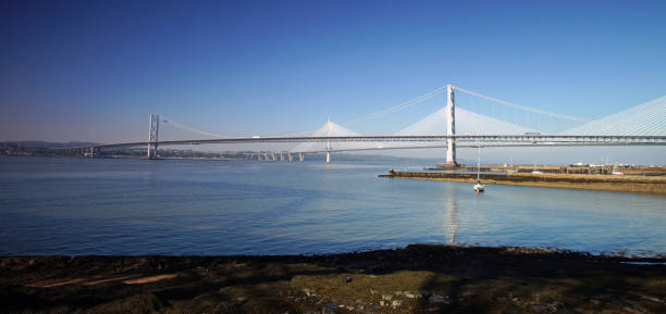 istock The Forth Road Bridge and the Queensferry Crossing 1040675908