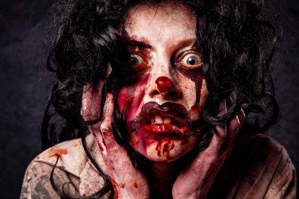 istock Angry Halloween Clown 1040704954