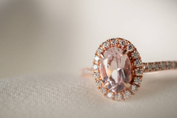 istock Jewelry wedding diamond ring close up 1040705606