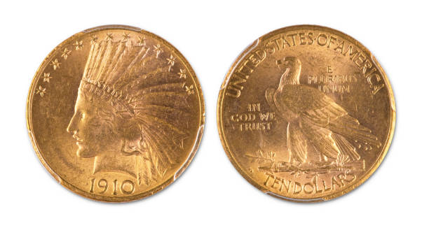 istock Gold Indian Head Coin. 1040767442