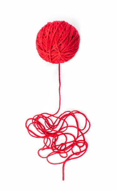 Red Yarn Stock Photo - Download Image Now - Red, String, Ball Of Wool -  iStock