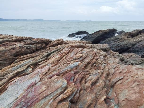 istock Sea waves and rocks. 1040801688