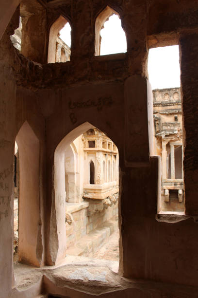 istock The beautiful architecture of Queen's Bath in Hampi. 1040805132