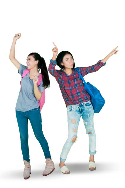 istock Beautiful college students celebrating their success 1040817116