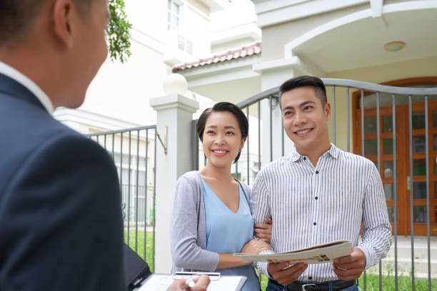 istock Meeting with estate agent 1040824638