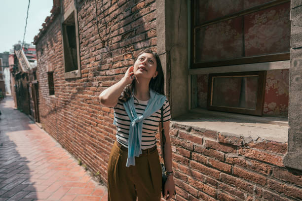 istock with a background of brick houses 1040842862