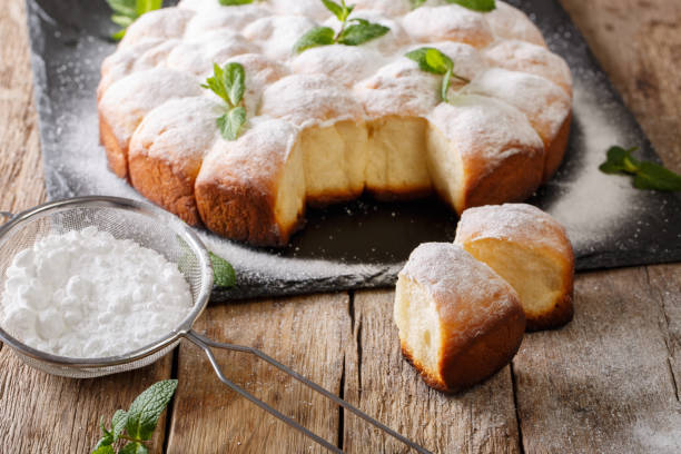 istock Austrian buchteln - sweet yeast rolls, delicious buns close-up. horizontal 1040842932