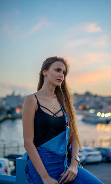 istock Girl watching the Bosphorus in Istanbul 1040845830