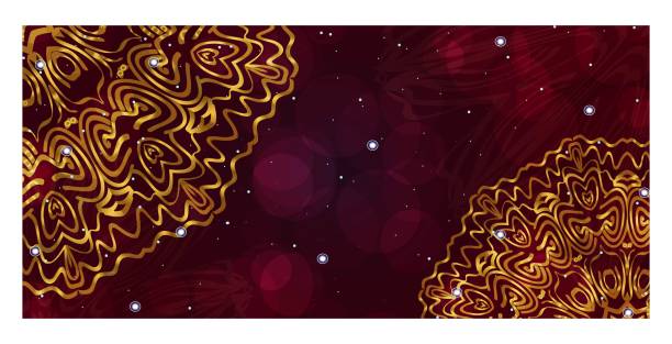 istock Business Cards, Invitations or Flyaer. Floral mandala Pattern. Oriental Design Layout. Vector Illustration. 1040846794