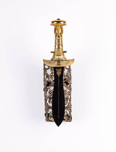 istock ancient viking sword on white isolated background 1040856620