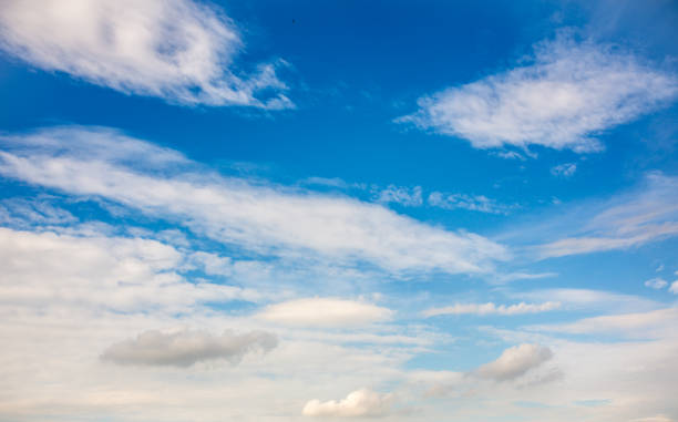 istock Beautiful Sky and Cloud for use wallpaper or background.blue sky background with tiny clouds.light clouds in the summer blue sky. 1040856800