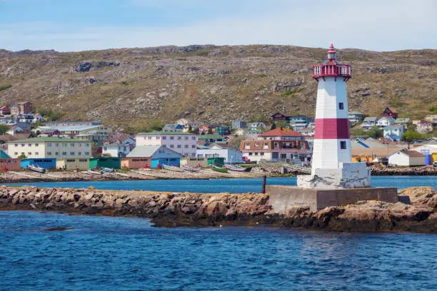 Saint Pierre Lighthouse. 
Saint Pierre, Saint Pierre and Miquelon.