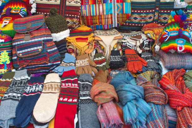 istock Table of colorful textiles 1040868752