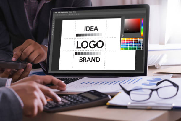 istock Creative Designer Graphic at work. Color swatch samples, Illustrator Graphic designer working digital tablet and computer 1040871436