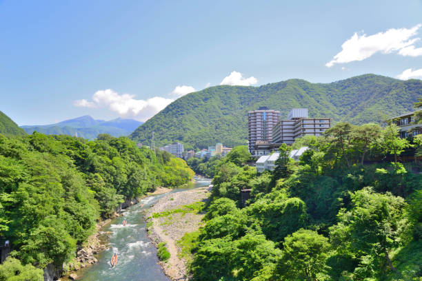 istock Fresh green of Kinugawa Onsen 1040875800