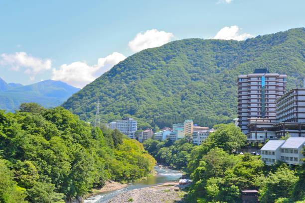 istock Fresh green of Kinugawa Onsen 1040877586