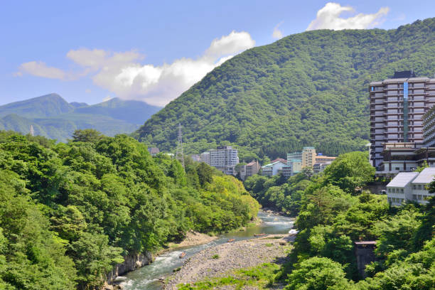 istock Fresh green of Kinugawa Onsen 1040877598