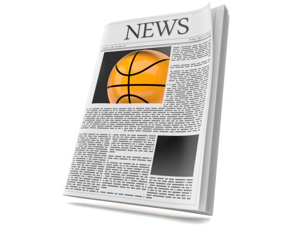 istock Basketball ball inside newspaper 1040878640
