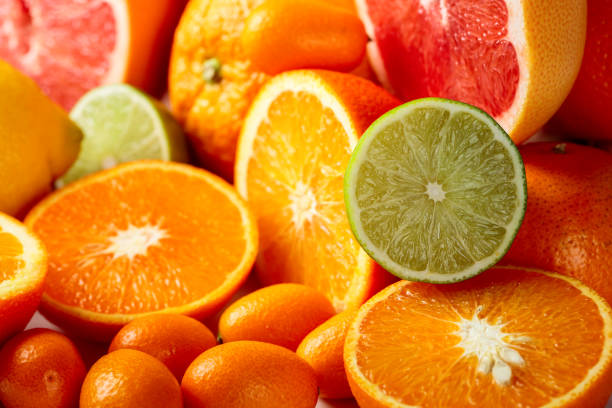 istock Close up of citrus fruits. 1040891380
