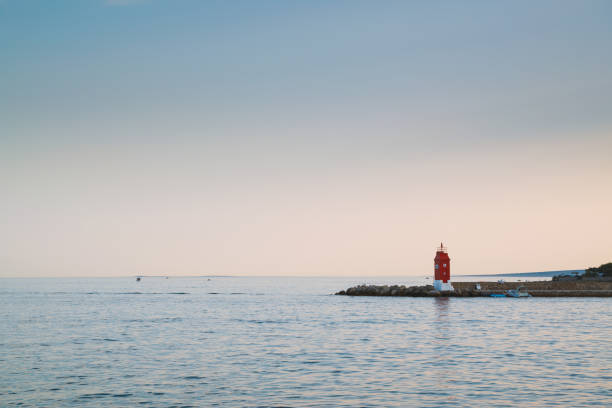 Lighthouse in Krk city , CroatiaLighthouse in Krk city , Croatia