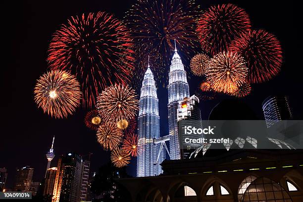 Kuala Lumpur Malaysia Stock Photo - Download Image Now - Kuala Lumpur, Firework Display, Malaysia