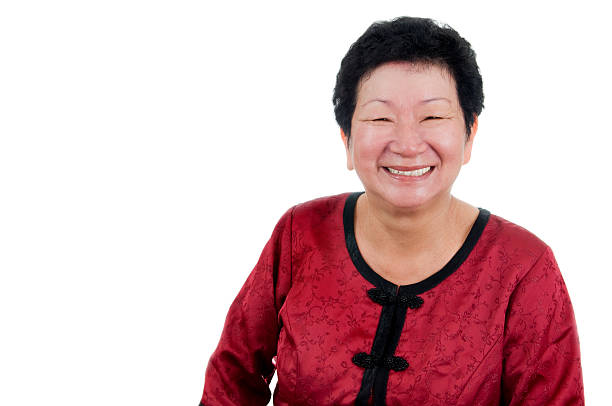 istock Happy Senior Asian Woman 104091187
