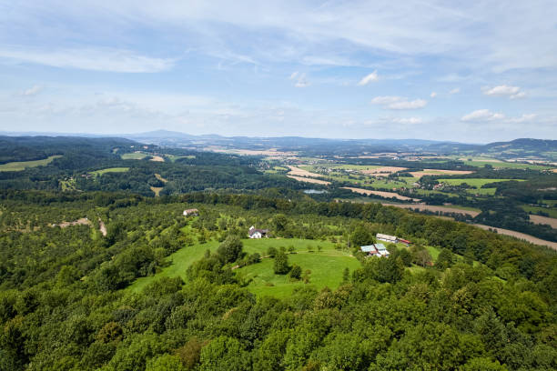 istock view of the landscape from castle Trosky 1040911882