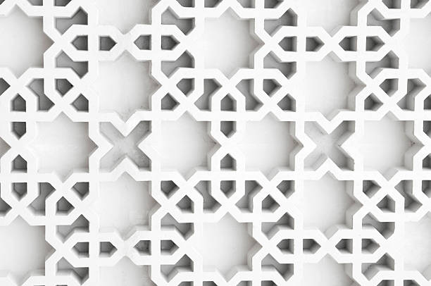 istock Beautiful Islamic design in white 104091250