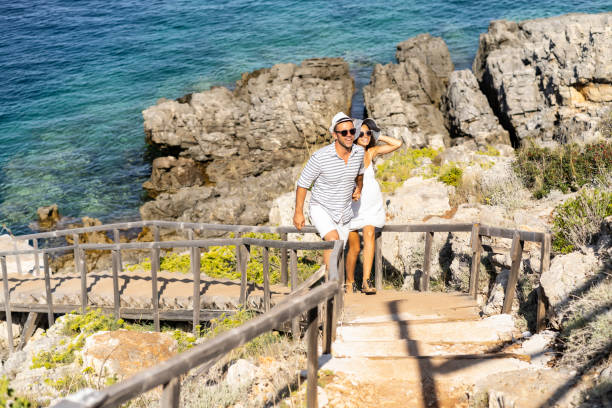 istock Couple enjoying summer vacations 1040912794