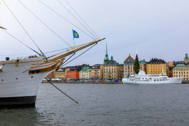 veliero 'af chapman' a stoccolma, svezia - af chapman foto e immagini stock