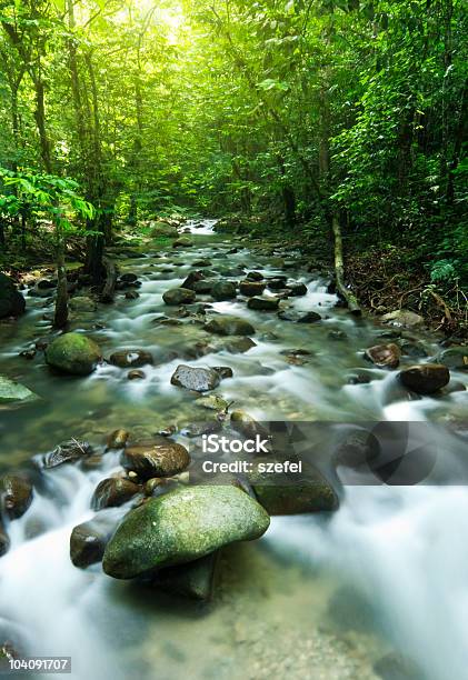 Mountain Stream Stock Photo - Download Image Now - Backgrounds, Blurred Motion, Bright