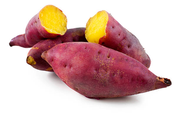süße kartoffeln - food sweet potato yam vegetable stock-fotos und bilder