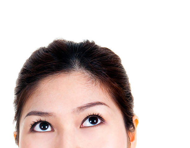 istock A close up of a woman looking up 104092065