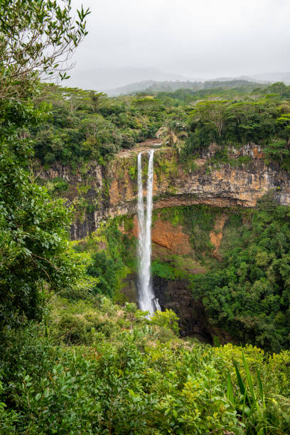 istock Chamarel Waterfall on the island of Mauritius. 1040922878
